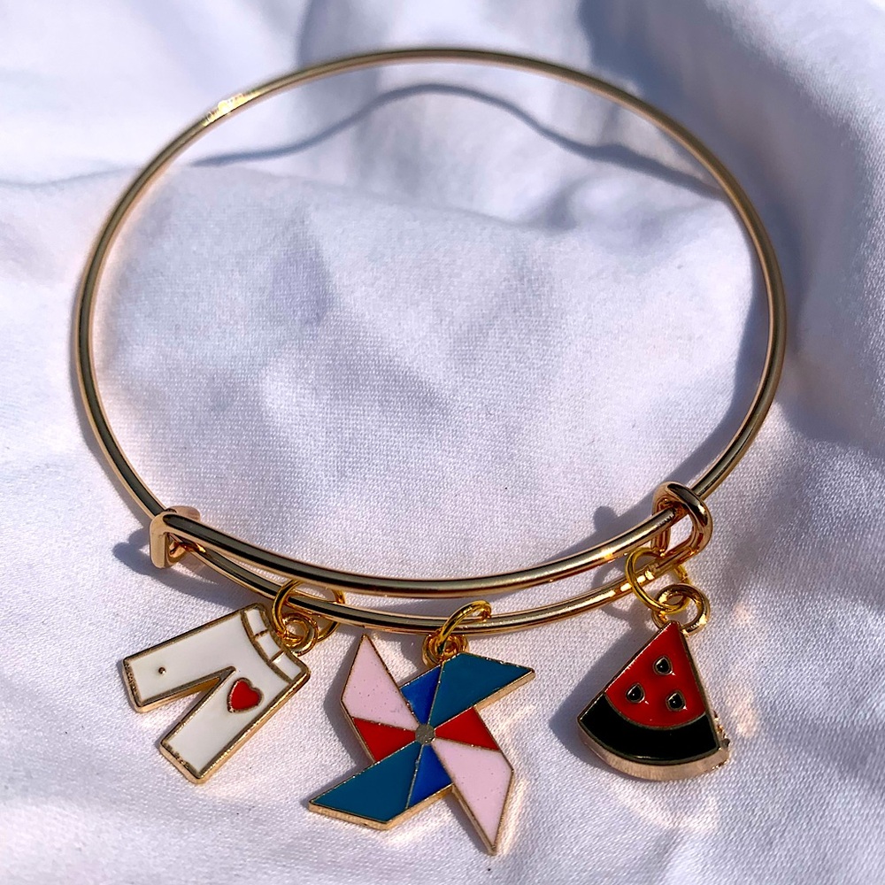 Brand New! Handmade! Adjustable Charm Bracelet